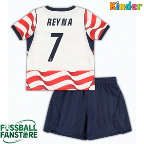 Vereinigte Staaten Giovanni Reyna #7 Replik Heimtrikot Kinder WM 2026 Kurzarm (+ Kurze Hosen)